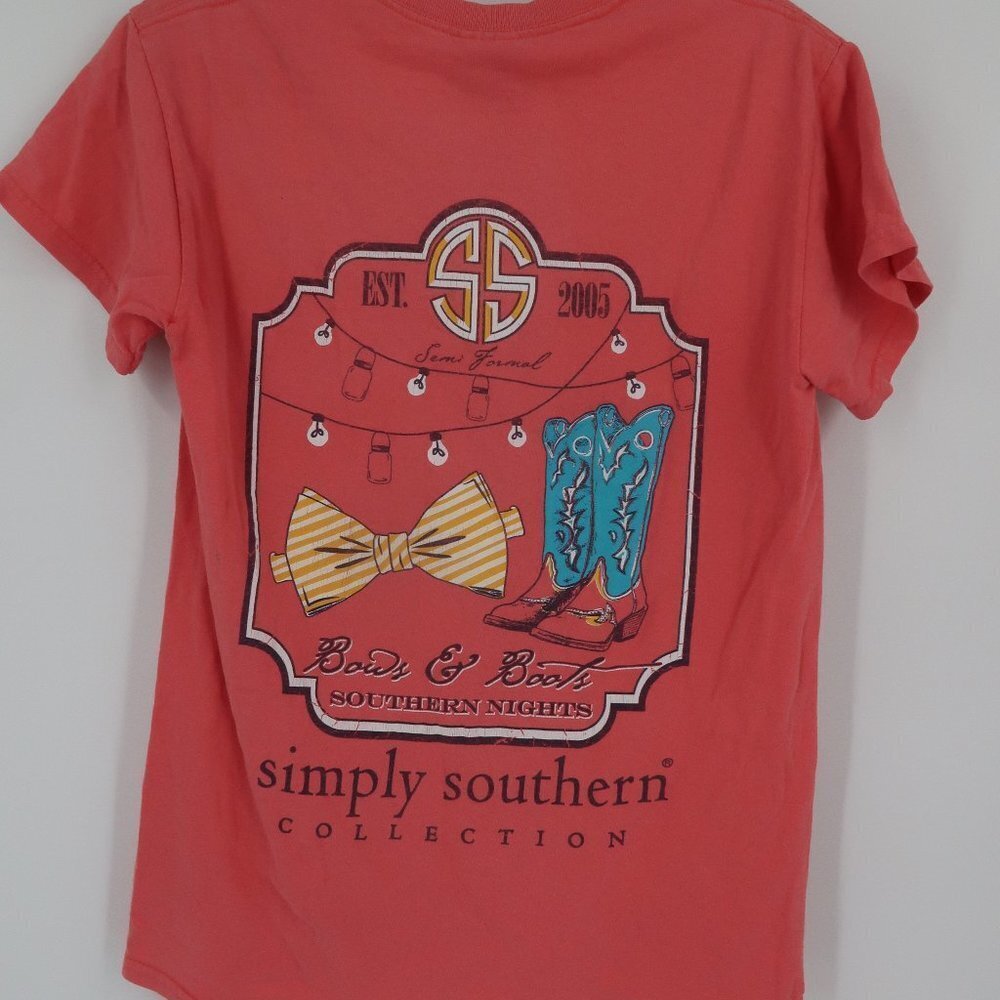 Simply Southern Preppy T-Shirt Collection Bows & Boots Southern Nights T-Shirts